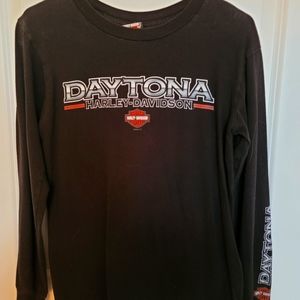 Black Daytona Harley Davidson Tee